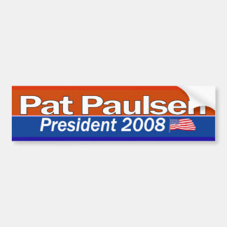 Autocollant De Voiture Le Président Bumpersticker de Pat Paulsen