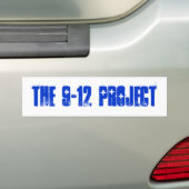 AUTOCOLLANT DE VOITURE LE PROJET 9-12 (En voiture)
