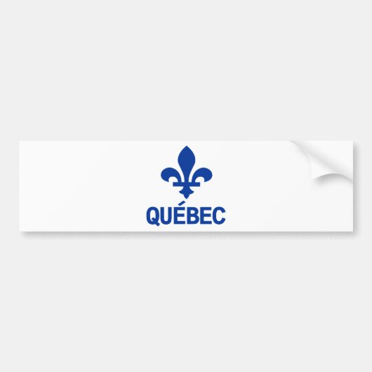 Autocollant De Voiture Le Québec (Devant)