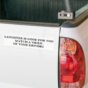 Autocollant De Voiture Le rire est bon pour votre conduite