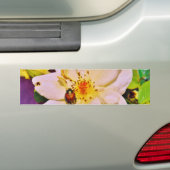 Autocollant De Voiture Le scarabée japonais sur la rose blanche (En voiture)