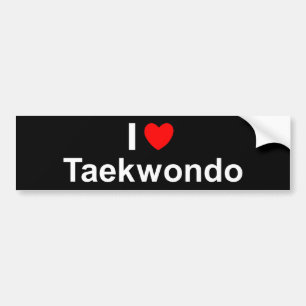 Autocollant De Voiture Le Taekwondo