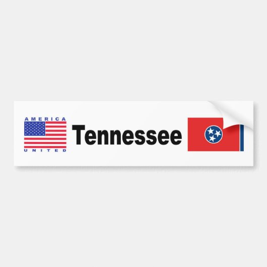 Autocollant De Voiture Le Tennessee (Devant)