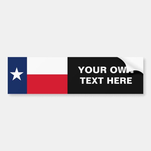 AUTOCOLLANT DE VOITURE LE TEXAS (Devant)