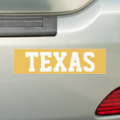 Autocollant De Voiture Le Texas (En voiture)