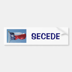 Autocollant De Voiture le Texas-drapeau, FONT CÉCESSION