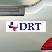 AUTOCOLLANT DE VOITURE LE TEXAS DRT - MARINE (En voiture)