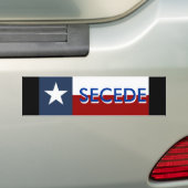 Autocollant De Voiture Le Texas font cécession (En voiture)