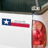 Autocollant De Voiture Le Texas l'a droit ! (Sur camion)