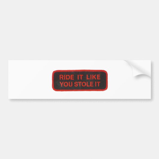 Autocollant De Voiture le tour qu'il vous aiment l'a volé (Devant)