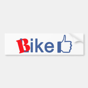Autocollant De Voiture Le vélo aiment