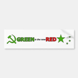 Autocollant De Voiture Le vert est le nouveau rouge