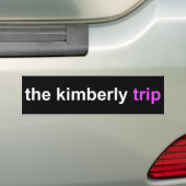 Autocollant De Voiture le voyage de kimberly (En voiture)