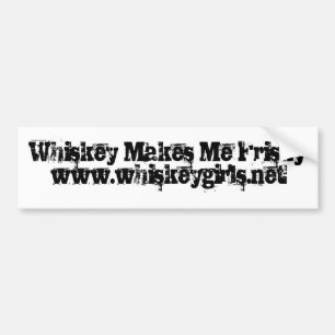 Autocollant De Voiture Le whiskey me rend vif