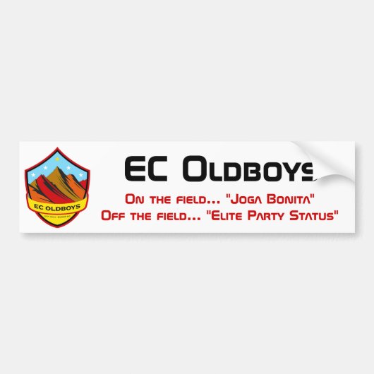 Autocollant De Voiture L'EC Oldboys (Devant)