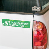 Autocollant De Voiture Left Lane Camping Association (Seattle Chapter) (Sur camion)