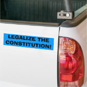 Autocollant De Voiture Légalisez la constitution (Sur camion)