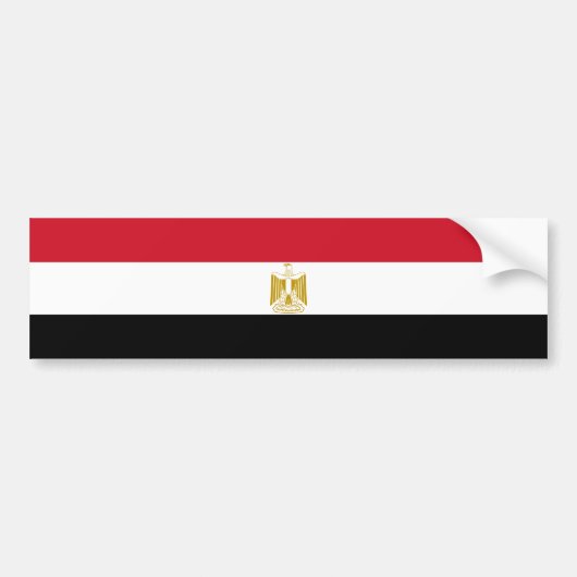 Autocollant De Voiture L'Egypte/drapeau égyptien (Devant)