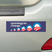 Autocollant De Voiture Lemmings pour le changement Bumpersticker (En voiture)