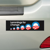 Autocollant De Voiture Lemmings pour le changement Bumpersticker (En voiture)