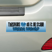 Autocollant De Voiture Les acteurs le font sur l'étape (En voiture)