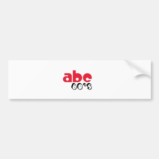 Autocollant De Voiture Les années 80 d'ABC (Devant)