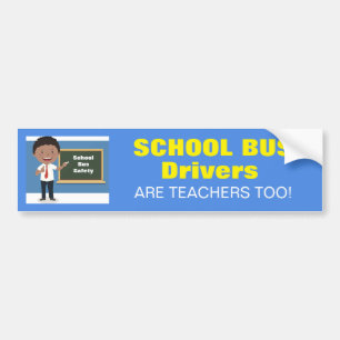 Autocollant De Voiture Les chauffeurs d'autobus scolaire sont des