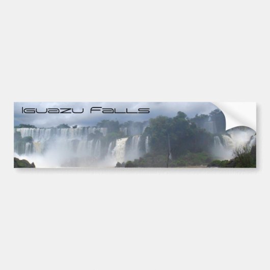 Autocollant De Voiture Les chutes d'Iguaçu (Devant)
