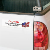Autocollant De Voiture Les citoyens nerveux ne laissent pas les Idiots ru (Sur camion)