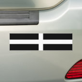 Autocollant De Voiture Les Cornouailles - drapeau/St Piran cornouaillais (En voiture)