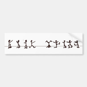 Autocollant De Voiture Les Dancing Men