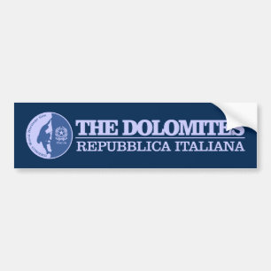 Autocollant De Voiture Les Dolomites (Escalade)