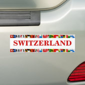 Autocollant De Voiture Les drapeaux des cantons de la Suisse (En voiture)