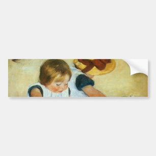 Autocollant De Voiture Les enfants de Mary Cassatt sur la plage (1884)