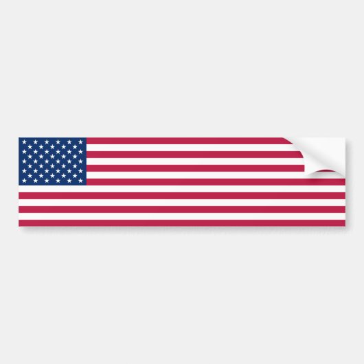 Autocollant De Voiture Les Etats-Unis/drapeau américain, USA/US (Devant)