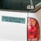 Autocollant De Voiture Les étudiants latins le font (Sur camion)