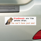 Autocollant De Voiture Les limiers, sont comme, des pommes chips… (En voiture)