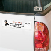 Autocollant De Voiture Les loups sont Oregonians. indigènes (Sur camion)