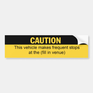 Autocollant De Voiture Les marques du véhicule fréquentent des arrêts