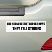Autocollant De Voiture Les médias ne rapporte pas des nouvelles - ils (En voiture)