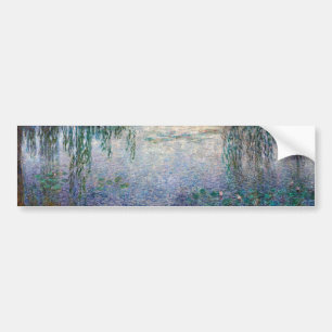 Autocollant De Voiture Les nymphes - Matin avec saules, Monet