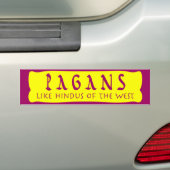 Autocollant De Voiture Les Pagans Comme Les Hindous (En voiture)