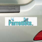 Autocollant De Voiture Les Parrotlets Pacific Blue Parrotlets Art Sticker (En voiture)