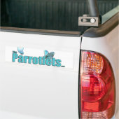 Autocollant De Voiture Les Parrotlets Pacific Blue Parrotlets Art Sticker (Sur camion)