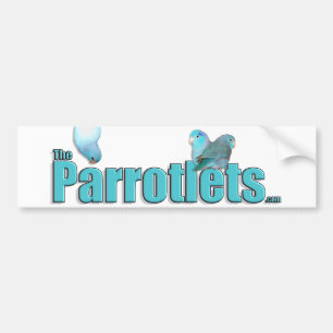 Autocollant De Voiture Les Parrotlets Pacific Blue Parrotlets Art Sticker