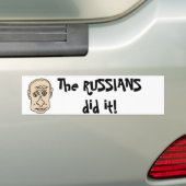 Autocollant De Voiture Les Russes l'ont fait bande dessinée de Poutine (En voiture)