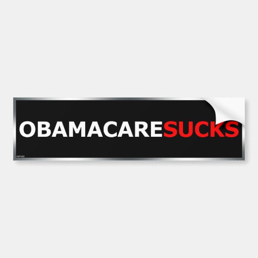 Autocollant De Voiture Les Sucs d'Obamacare (Devant)