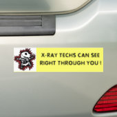 AUTOCOLLANT DE VOITURE LES TECHNOLOGIES DE RAYON X PEUVENT VOIR JUSTE PAR (En voiture)