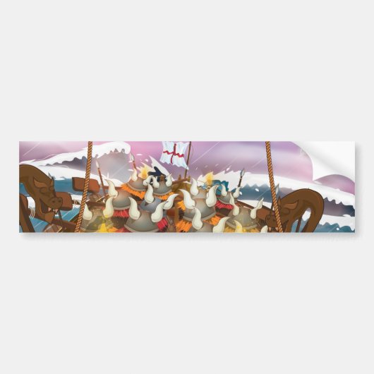 Autocollant De Voiture Les Vikings (Devant)