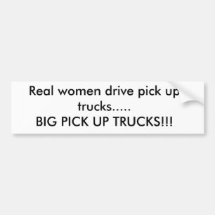 Autocollant De Voiture Les vraies femmes que la commande sélectionnent